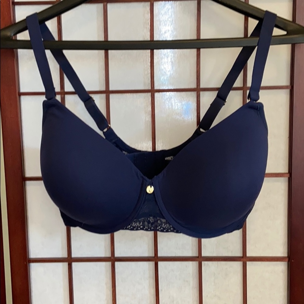 Natori cotton and lace bra 34DDD